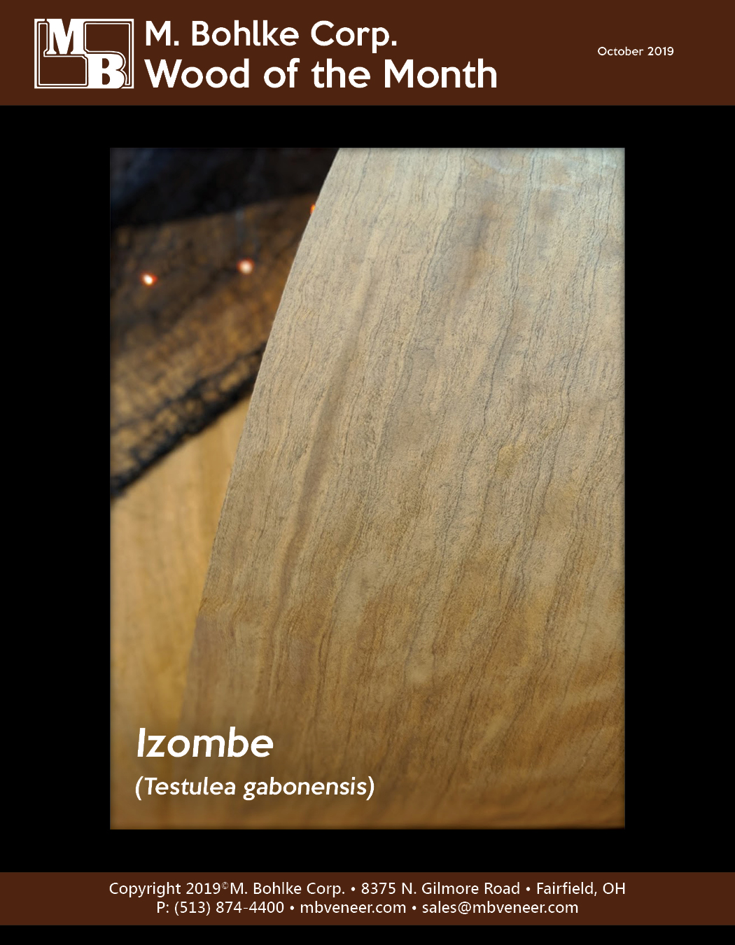 October 2019 | Wood of the Month