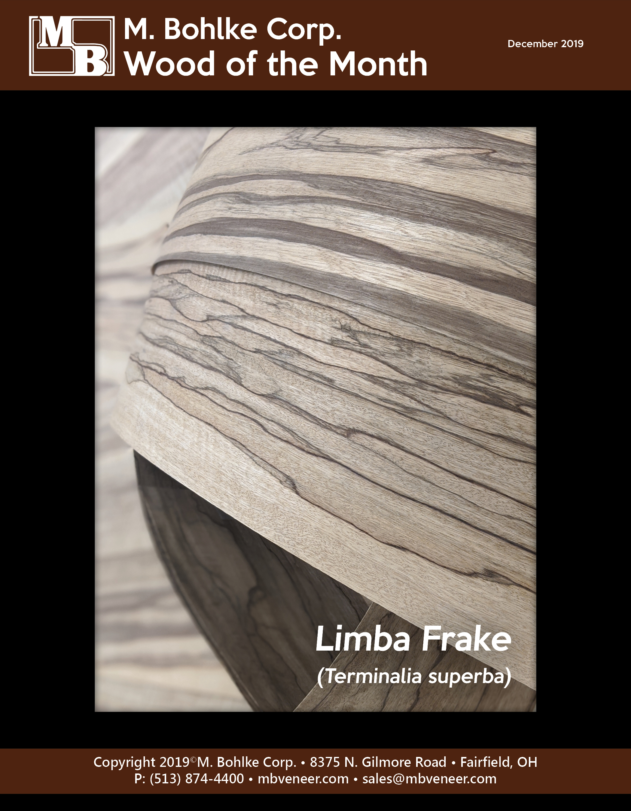 December 2019 | Wood of the Month
