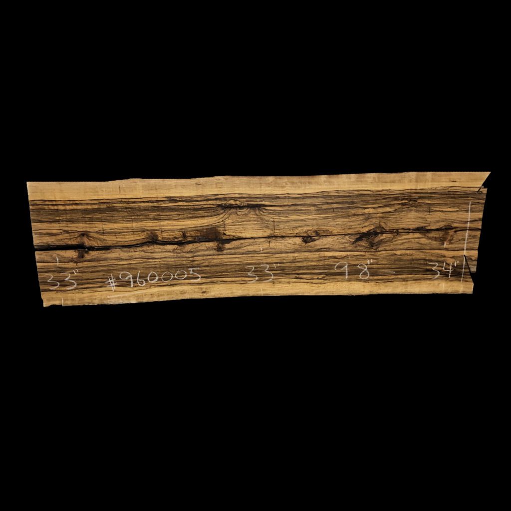 Limba Frake live edge slab #402964-960005